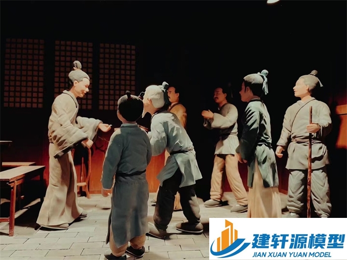 颍东喻侃压粮饷军场景
